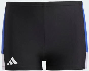 Adidas Colorblock 1-Inch Kids Boxer-Badehose Black / Semi Lucid Blue / Violet Tone (JL6361)