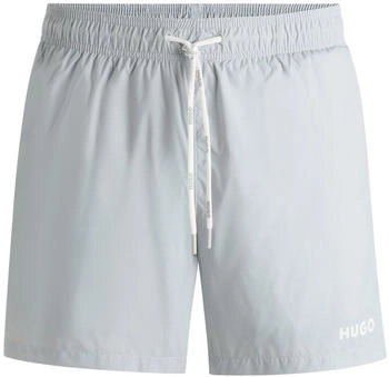 HUGO Badeshorts mit durchgehendem Innenfutter und Kontrast-Logo - Style HAITI 50469312 Hellgrau