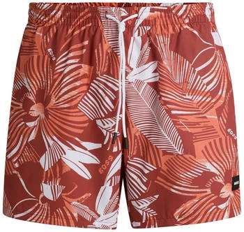 Hugo Boss Badeshorts mit durchgehendem Innenfutter und saisonalem Print - Style Piranha 50508844 Orange