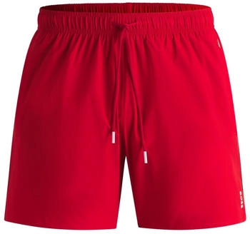 Hugo Boss Badeshorts mit Signature-Streifen und Logo - Style Iconic 50491594 Rot
