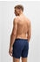 Hugo Boss Schnell trocknende Badeshorts mit kontrastfarbenem Logo - Style Octopus 50514502 Dunkelblau