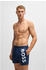 Hugo Boss Schnell trocknende Badeshorts mit kontrastfarbenem Logo - Style Octopus 50514502 Dunkelblau