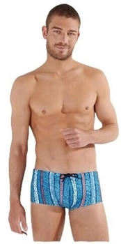 HOM Harrisson Badeshorts gestreift blau orange