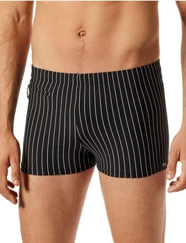 Schiesser Badehose Reißverschlusstasche schwarz