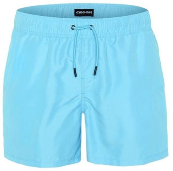 Chiemsee Badeshorts Kontrast-Logo 15-4720 river blau
