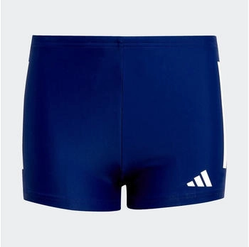 Adidas Stripes Bold Boxer Badehose blau weiß