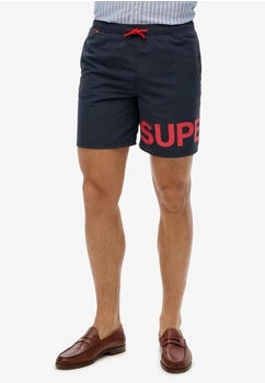Superdry badeanzug marineblauer grafik m3010244a