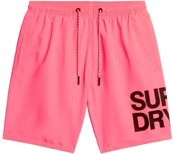 Superdry M3010228A Badeanzug rosa Recycling-Material