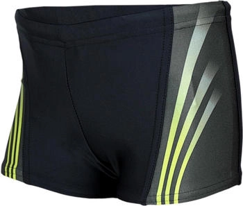 Aquarti Schwimmhose Kontrastfarbige Einsätze schwarz grün 16101