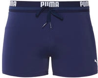Puma Badehose "PUMA SWIM MEN LOGO TRUNKS", Herren, Gr. XS, N-Gr, blau (navy)