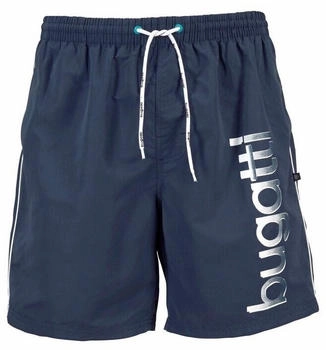 Bugatti Badeshorts Giovanni großer Logoprint marine