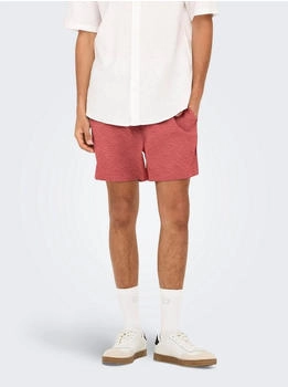 Only & Sons Badeshorts 'ONSTED LIFE SOLID SEERSUCKER SWIM NOOS' beige