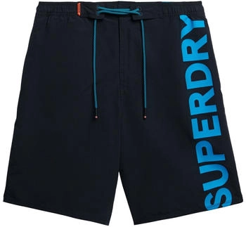 Superdry Klassischer marineblauer Badeanzug M3010238A