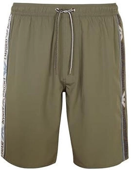 Emporio Armani Logotape Swim Bermuda Boxer military green
