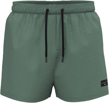 Bugatti Badeshorts 'TONI' linkes Bein Logoprint grün