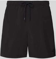 Tommy Hilfiger UM0UM03477, Tommy Hilfiger Regular Fit Badehose mit Logo Stitching
