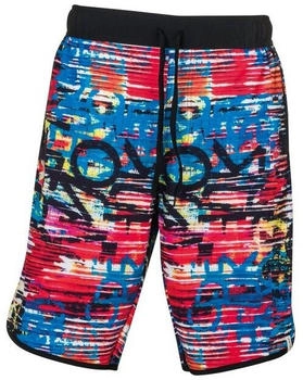 wavebreaker Badeshorts blau rot schwarz weiß