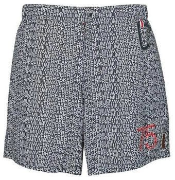 wavebreaker Badeshorts grau rot weiß
