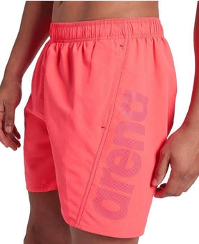 Arena Badehose Logo-Print Gummibund 992 calypso coral