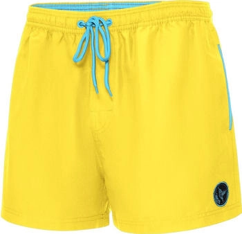 Ladeheid Badehose Seitentaschen und Schnürchen LA40-199 gelb