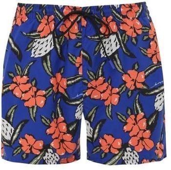 Hugo Boss Badeshorts Piranha blau lachs grün