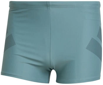 Adidas Big Bars Schwimm-Boxershorts teal
