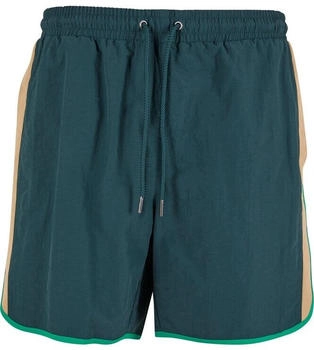 Urban Classics Retro Look Swim Short grün