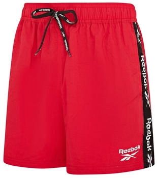 Reebok Badeshorts Duke rot schwarz