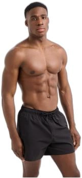 Emporio Armani Boxer Beachwear Adler-Stickerei UC001 schwarz