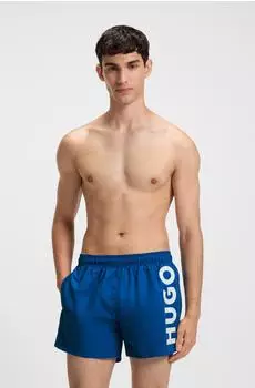HUGO Badeshorts ABAS blau weiß