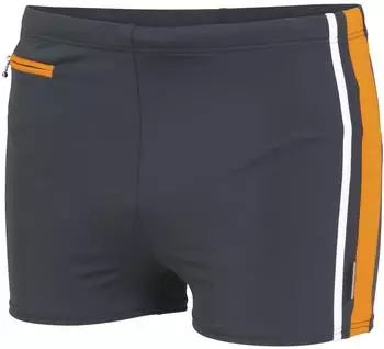 Fashy Badeslip Grau Schwarz 24853