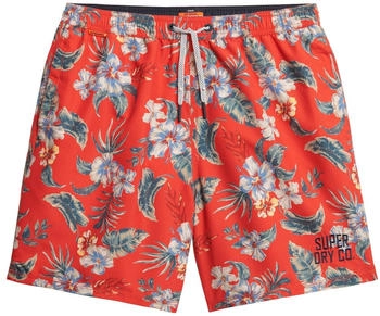 Superdry Hawaii Badeanzug rot