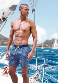 s.Oliver Badeshorts marine weiß