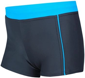 Aquarti Badehose Schwimmhose Seitliche Paspel 024 schwarz blau