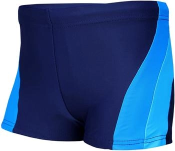 Aquarti Badehose seitliche Paspel Kinder dunkelblau türkis hellblau