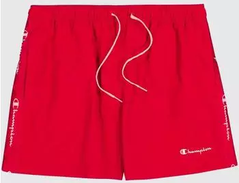 Champion Authentic Athletic Apparel Badeshorts rot weiß