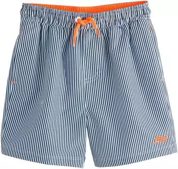 Next Fashion Badehose blau weiß
