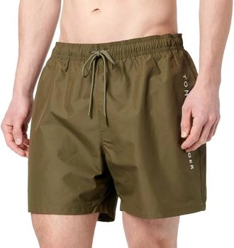 Tommy Hilfiger Badeshorts Tunnelzug Oliv