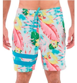 Hurley Phantom-Eco Block Party 18' Boardshort seahaze