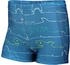 Aquarti Gestreifte Badehose mit Motiven (kar-kar001-3373-89-738) haie/jeans/blau