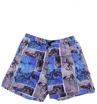 Abraxas Klecker Badeshorts mit Druck blau