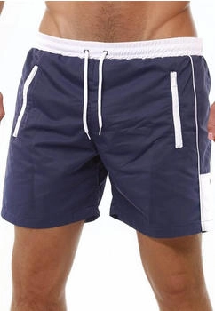 Reslad Badeshorts mit Rei&szlig;verschluss navy