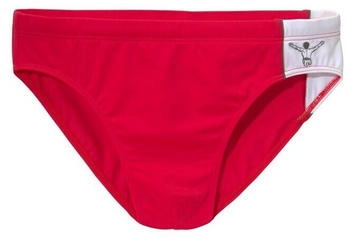 Chiemsee Badeshorts mit Label Print und LYCRA® rot/weiß