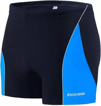 Sesto Senso Athletic enganliegende Badehose (BD387) blau