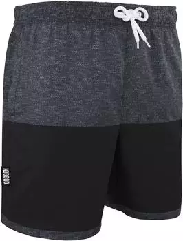 GUGGEN Mountain Boardshorts 1805 (AT-Badehose-GM-ZM1805) schwarz/grau
