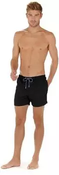 HOM Sea Life Badeshorts schwarz