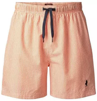Marlboro Classics Irving Badeshorts (69301464) navy/mandarine/weiß