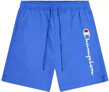 Champion Legacy Icons Beachshorts-Crinkle Taslon Contrast Logo Bermuda (219978) jeansblau