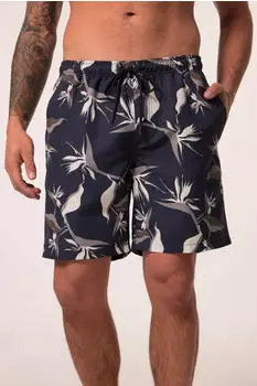 JP 1880 Badehose mit Alloverprint und Elastikbund (833805)