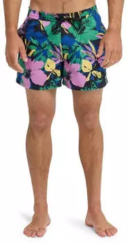 Quiksilver Everyday Printed Volley 15" Boardshorts navy interact floral